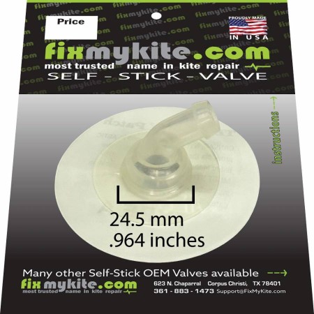 FixMyKite.com Airush SPS 45 Degree One Pump Kiteboarding Valve, 2008-2014